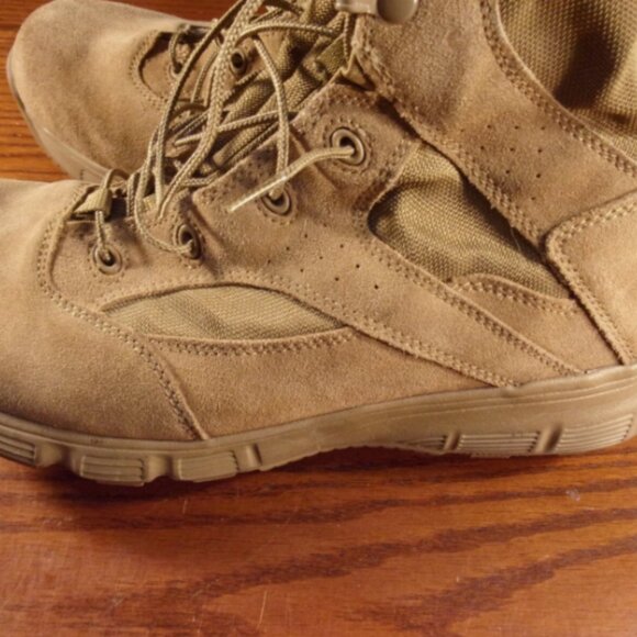 REEBOK SIZE 11.5M RB 8822 TAN DESERT MILITARY COMBAT BOOTS SI 708 - Picture 7 of 11